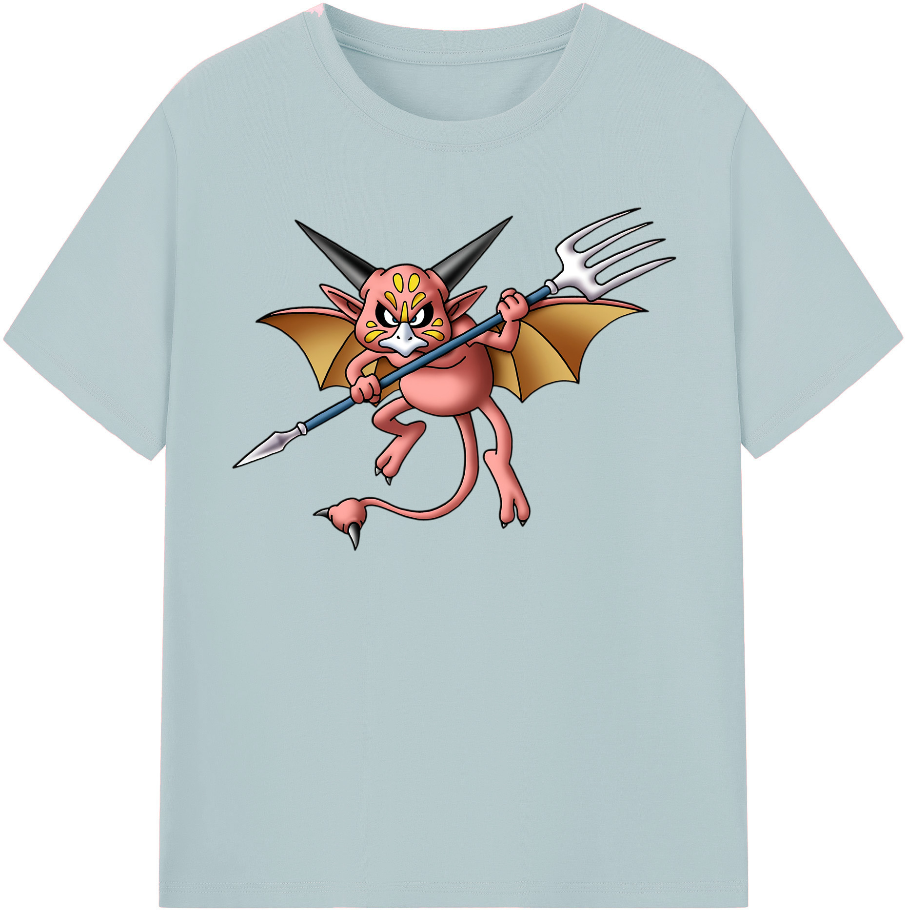 （画像用） ドラゴンクエスト Doragon Kuesuto Dragon Quest 綿100％半袖Tシャツ（フロントプリント）